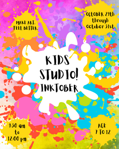 Kids Studio! Inktober 10/29-10/31