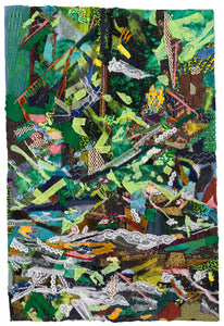 East Creek Fiber-Based Collage, Print