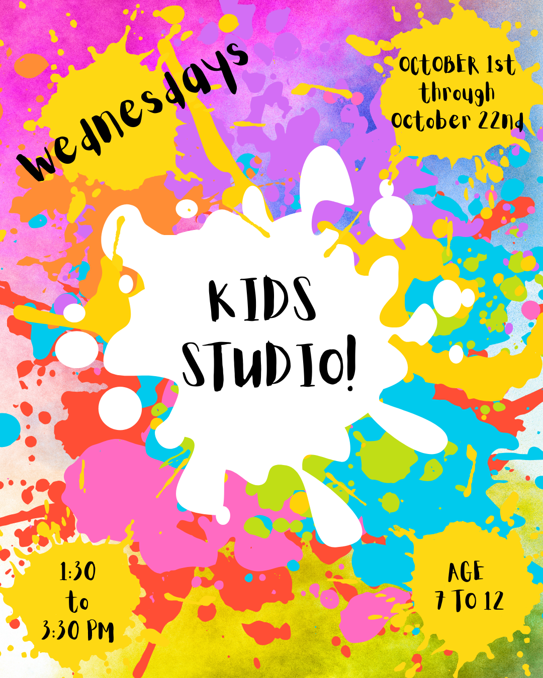 Kids Studio! Hand Sewing, 10/01-10/22