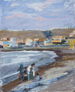 La Familia- original oil pastel drawing