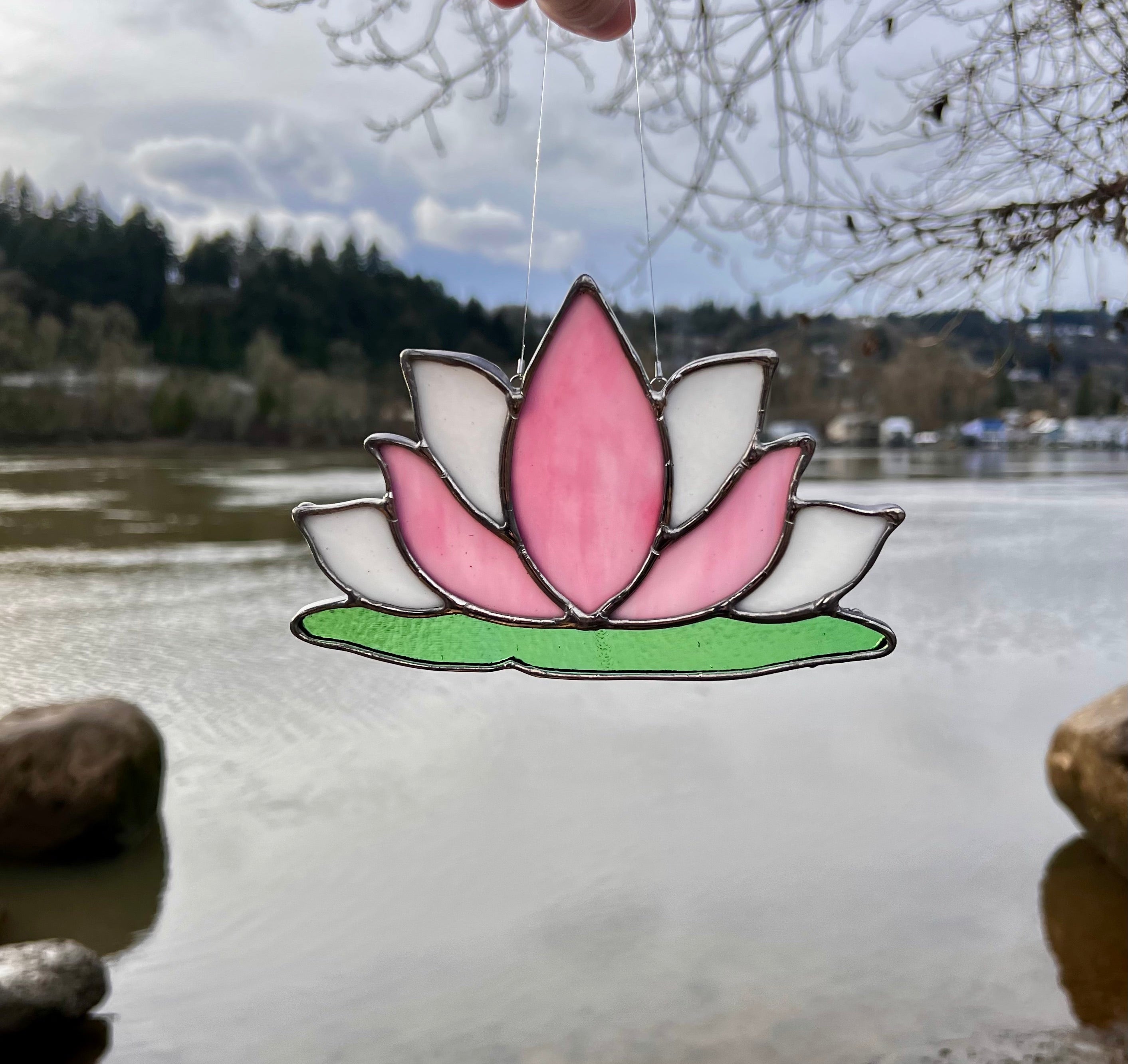 Stained Glass Assembly, "Rose Colored Glasses" or "Let Us Blossom", 07/16/25