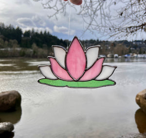 Stained Glass Assembly, "Rose Colored Glasses" or "Let Us Blossom", 07/16/25