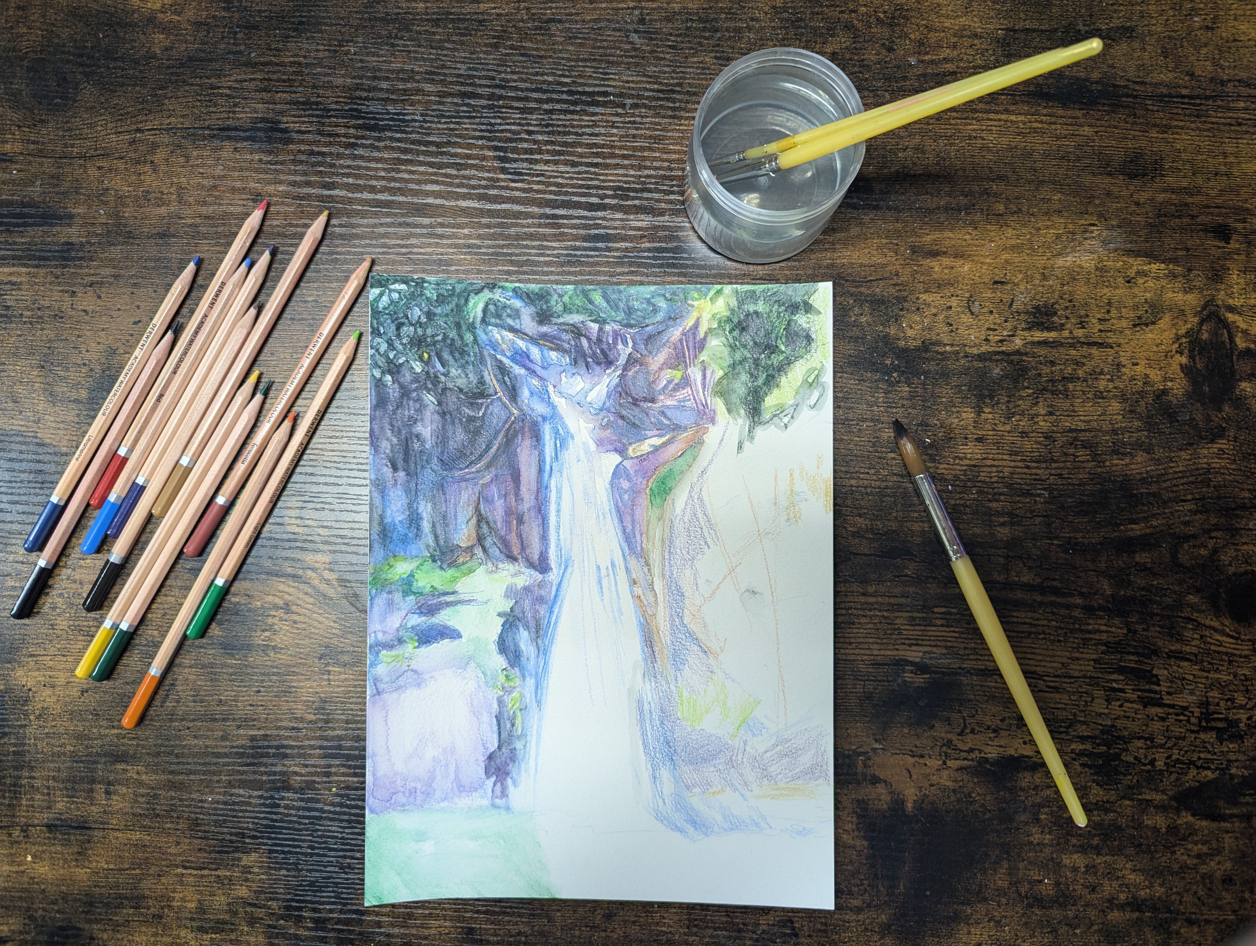 Watercolor Pencil Demo Night, 10/10/25