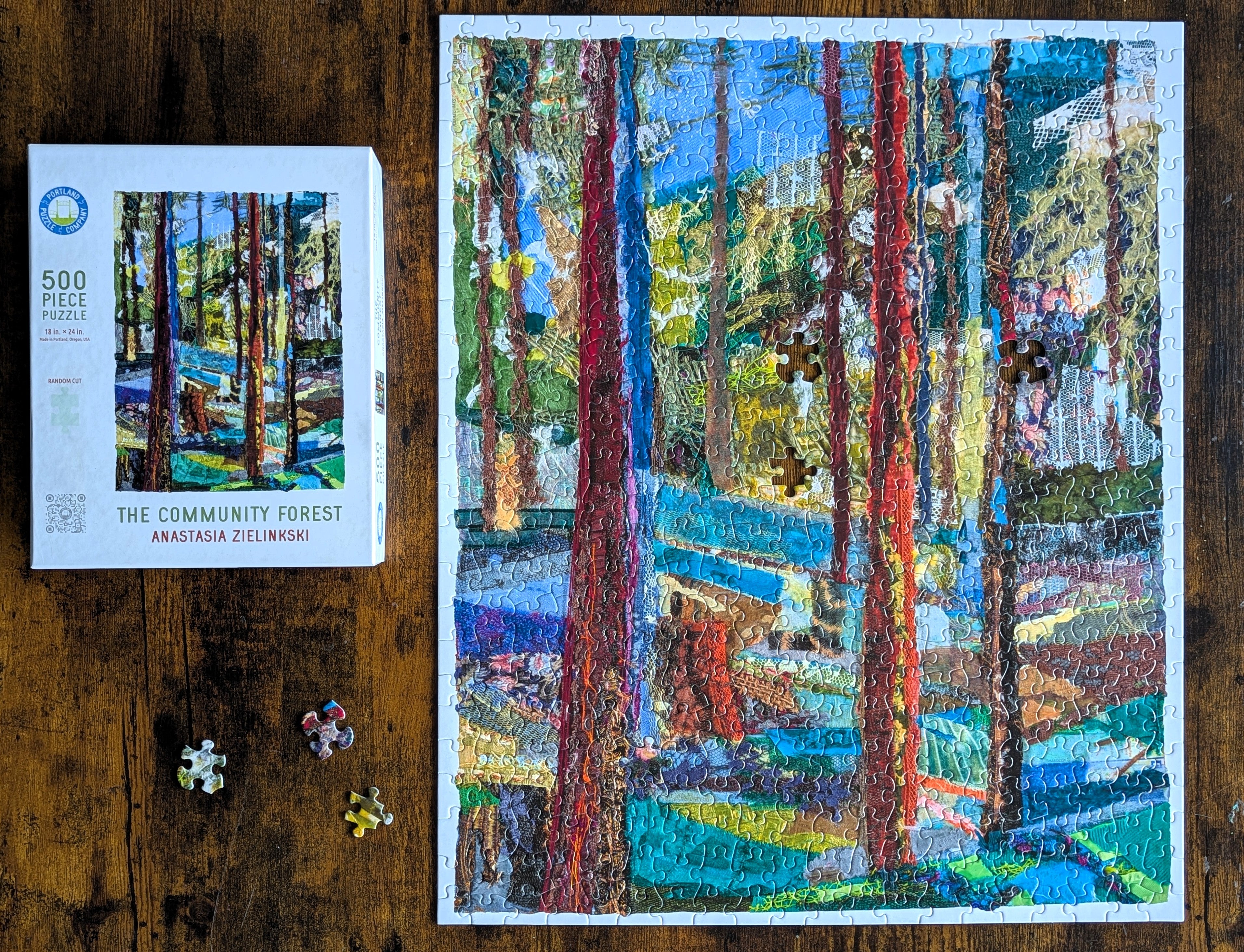 500 PIECE PUZZLE, The Community Forest