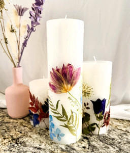 Handmade Floral Candles, 10/23/25