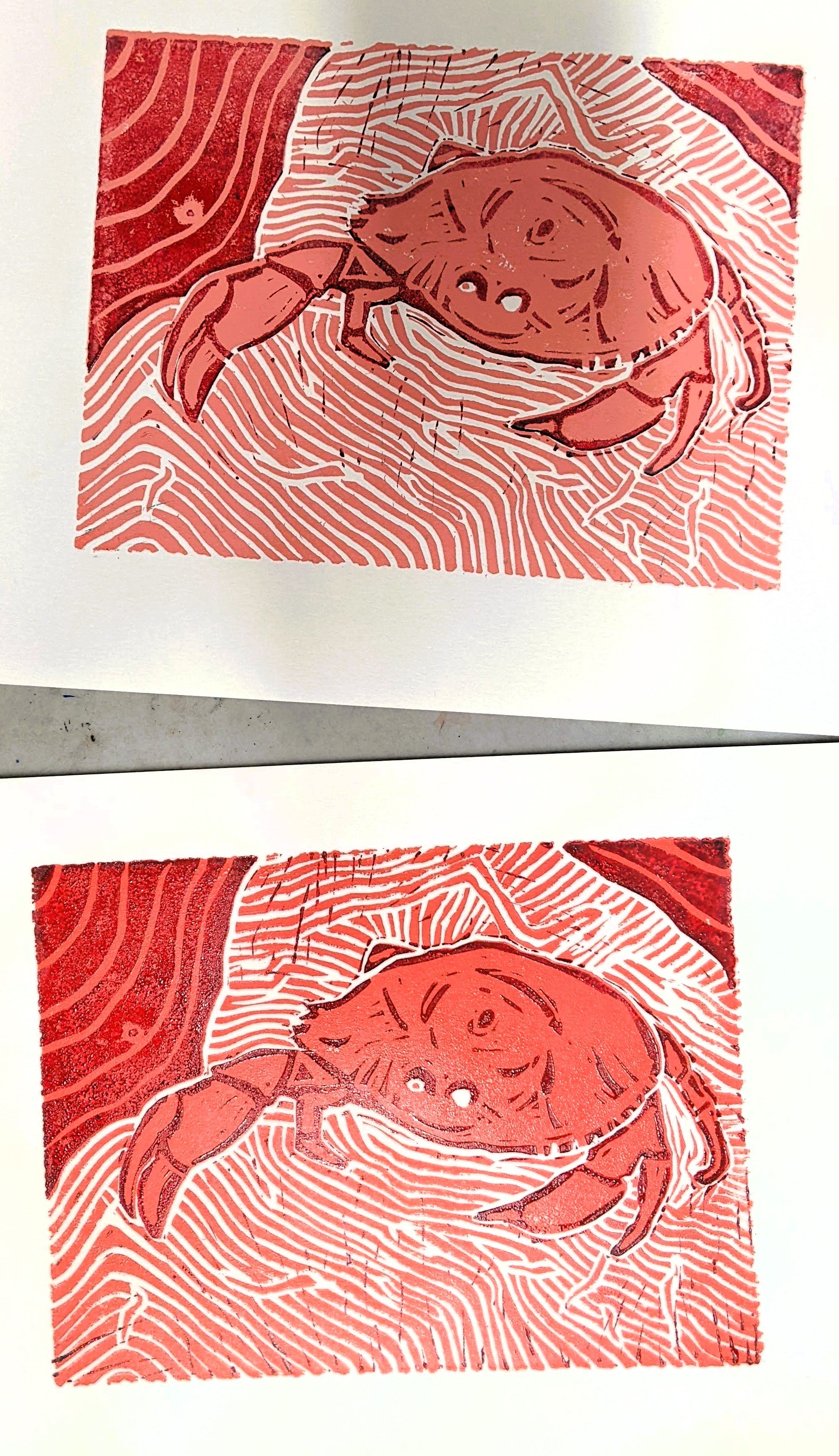 Reduction Block Printmaking, 11/06-11/20