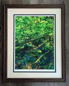 Silent Reverie: Unveiling the Verdandt Depths Within, Framed limited edition print